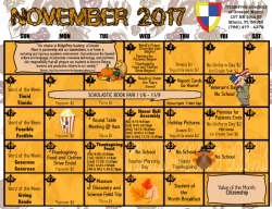 November calendar 