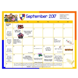 Revised September Calendar 