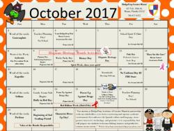 October Calendar