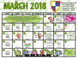 March Calendar 