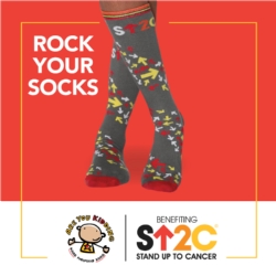 Stand Up To Cancer Sock Sale